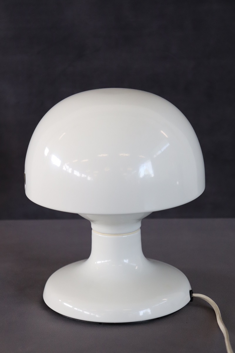 White Metal Table Lamp by Tobia and Afra Scarpa for Flos, 1960s