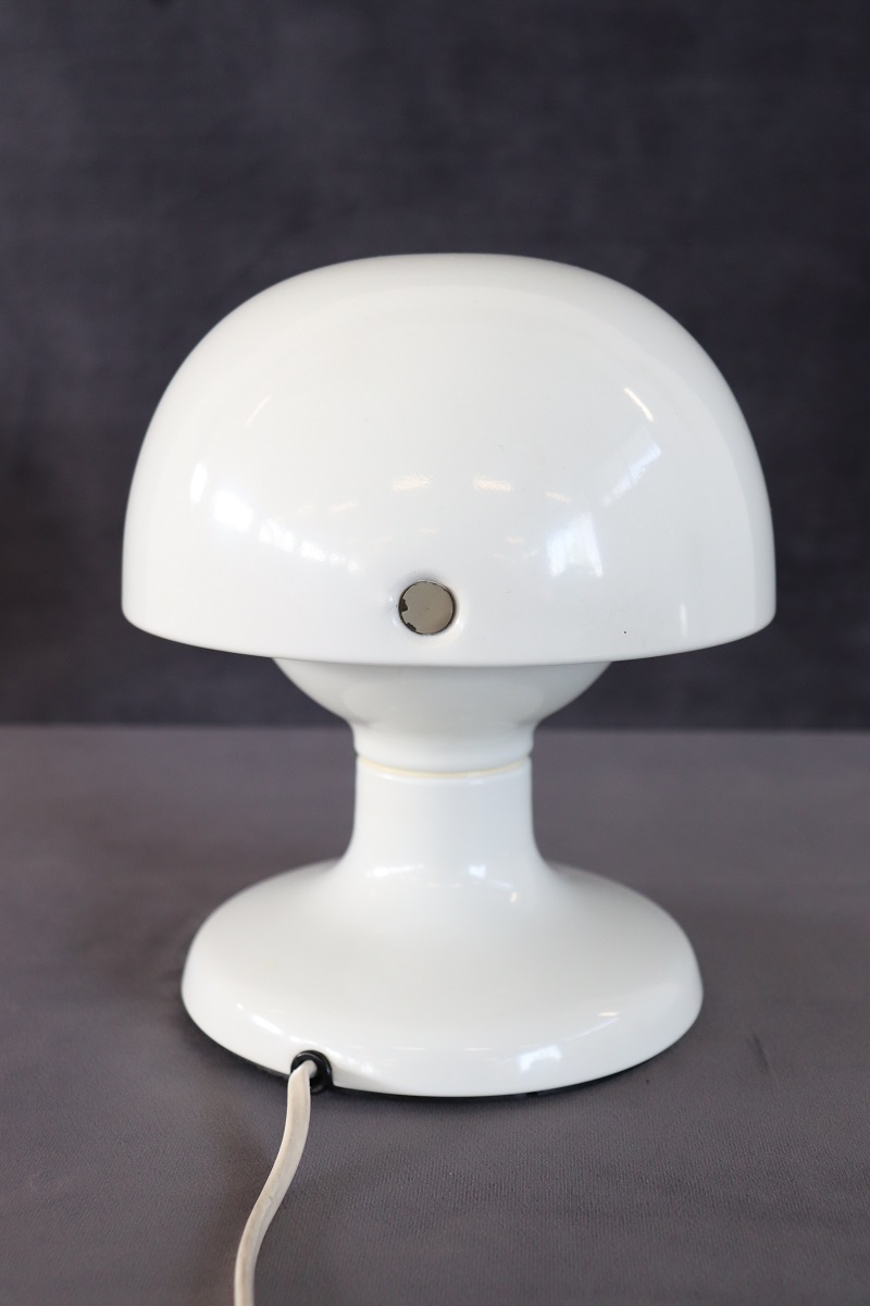 White Metal Table Lamp by Tobia and Afra Scarpa for Flos, 1960s