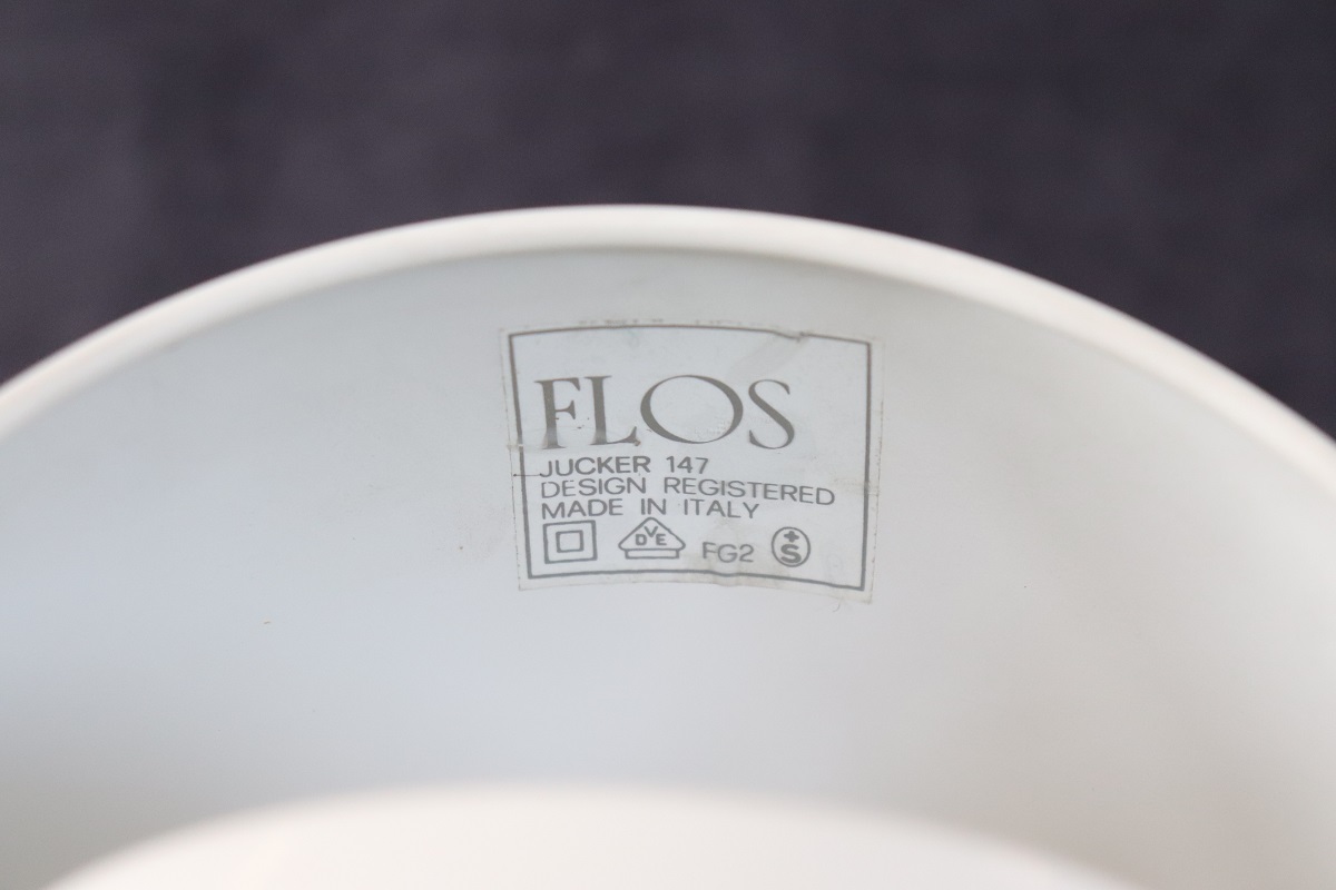 White Metal Table Lamp by Tobia and Afra Scarpa for Flos, 1960s