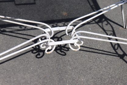 Garden Set in White Iron with Table and Armchairs, 1970s - Image 10