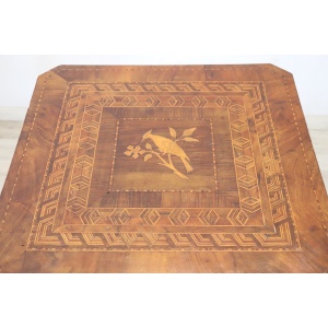 Mid 19th Century Inlay Walnut Tripod Table