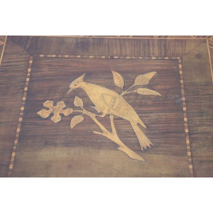 Mid 19th Century Inlay Walnut Tripod Table