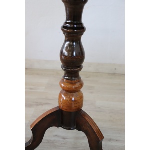 Mid 19th Century Inlay Walnut Tripod Table