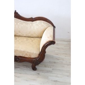Mid 19th Century Carved Walnut Sofa
