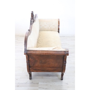 Mid 19th Century Carved Walnut Sofa