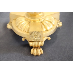 Antique Gilt Bronze Candelabras with 11 Lights, Late 19th Century, Set of 2