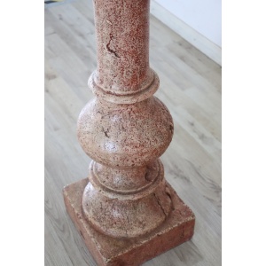 Hand Carved Stone Tub Holy Water Font, Early 20th Century