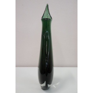 Tall Italian Vase In Murano Art Glass By Flavio Poli For Seguso, 1960s