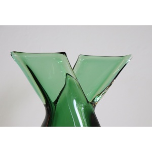 Large Italian Vase In Murano Art Glass By Flavio Poli For Seguso, 1960s