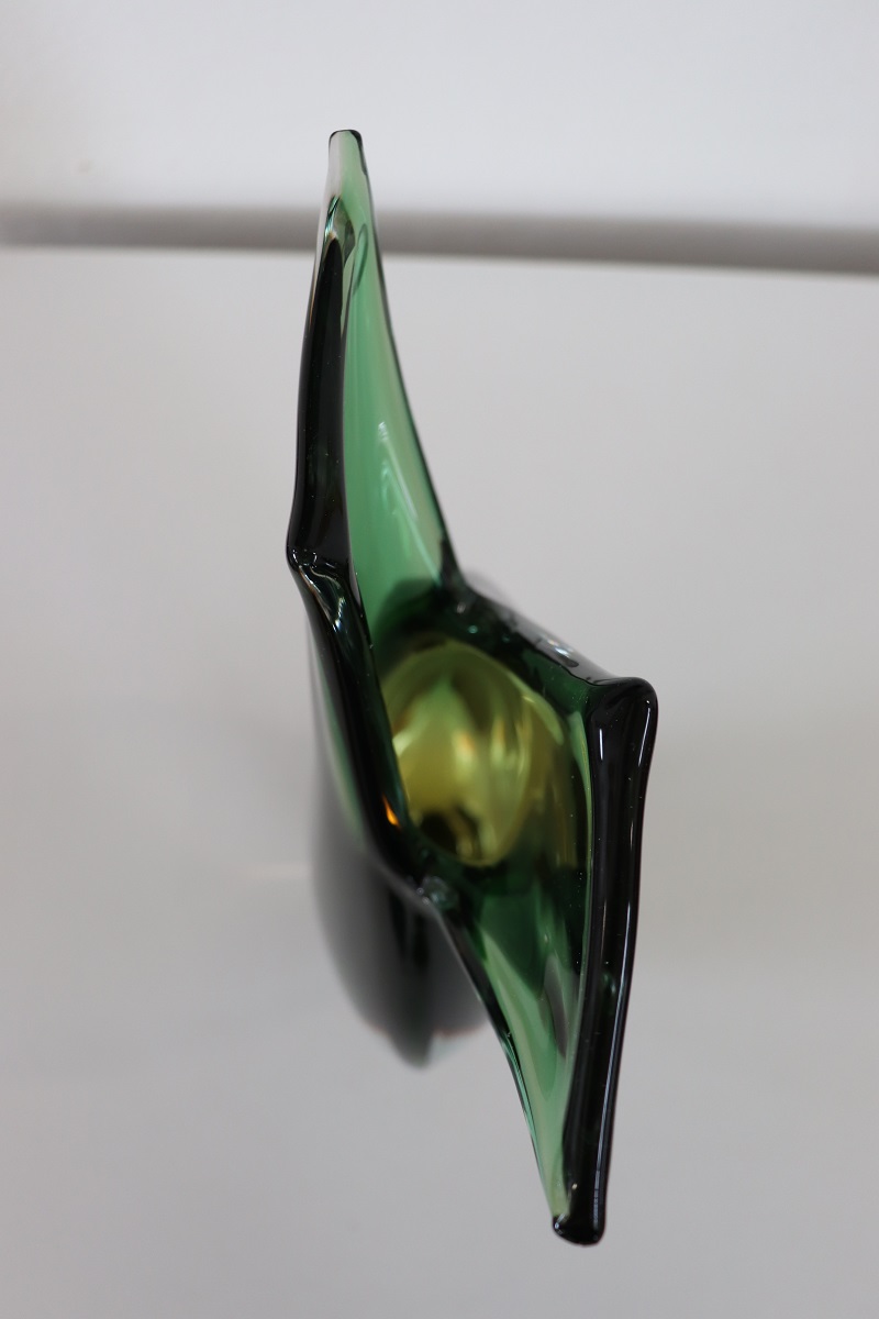 Large Italian Vase In Murano Art Glass By Flavio Poli For Seguso, 1960s