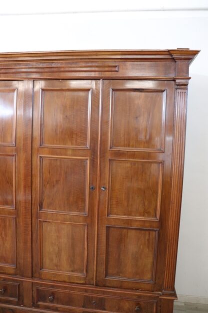 Large Antique Wardrobe in Walnut, Late 19th Century - Image 5
