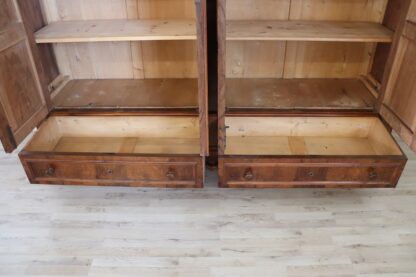 Large Antique Wardrobe in Walnut, Late 19th Century - Image 9