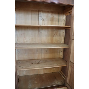 Large Antique Wardrobe in Walnut, Late 19th Century