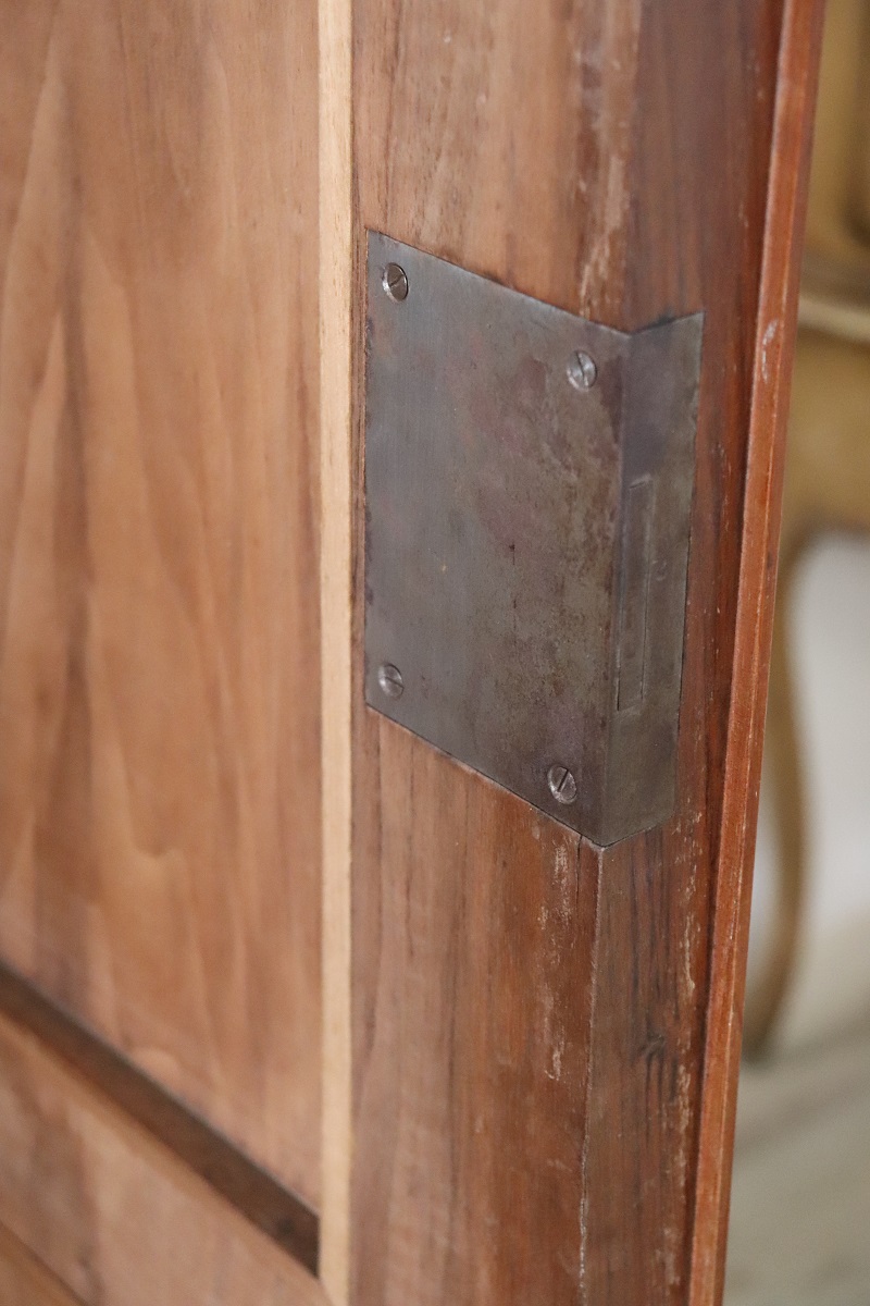 Large Antique Wardrobe in Walnut, Late 19th Century