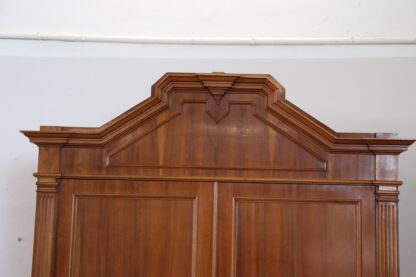 Antique Veneer Walnut Wardrobe, Late 19th Century - Image 2