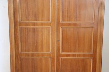 Antique Veneer Walnut Wardrobe, Late 19th Century - Image 3