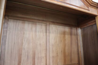 Antique Veneer Walnut Wardrobe, Late 19th Century - Image 11