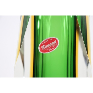 Green Murano Glass Vase by Flavio Poli for A. Mandruzzato, 1960s