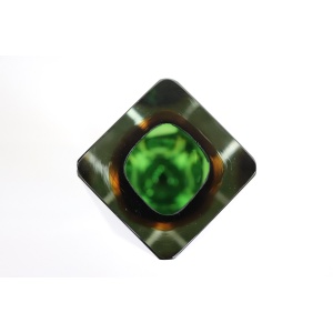 Green Murano Glass Vase by Flavio Poli for A. Mandruzzato, 1960s