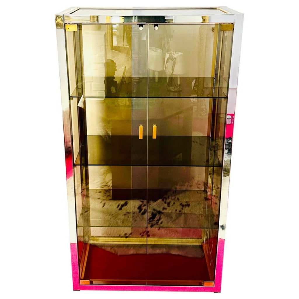 Italian Renato Zevi Display Unit Drinks Cabinet, 1970s