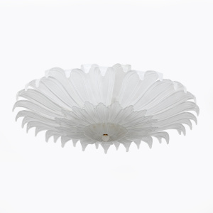 Mid-century Modern Style Italian Murano Glass Margherita Ceiling Light
