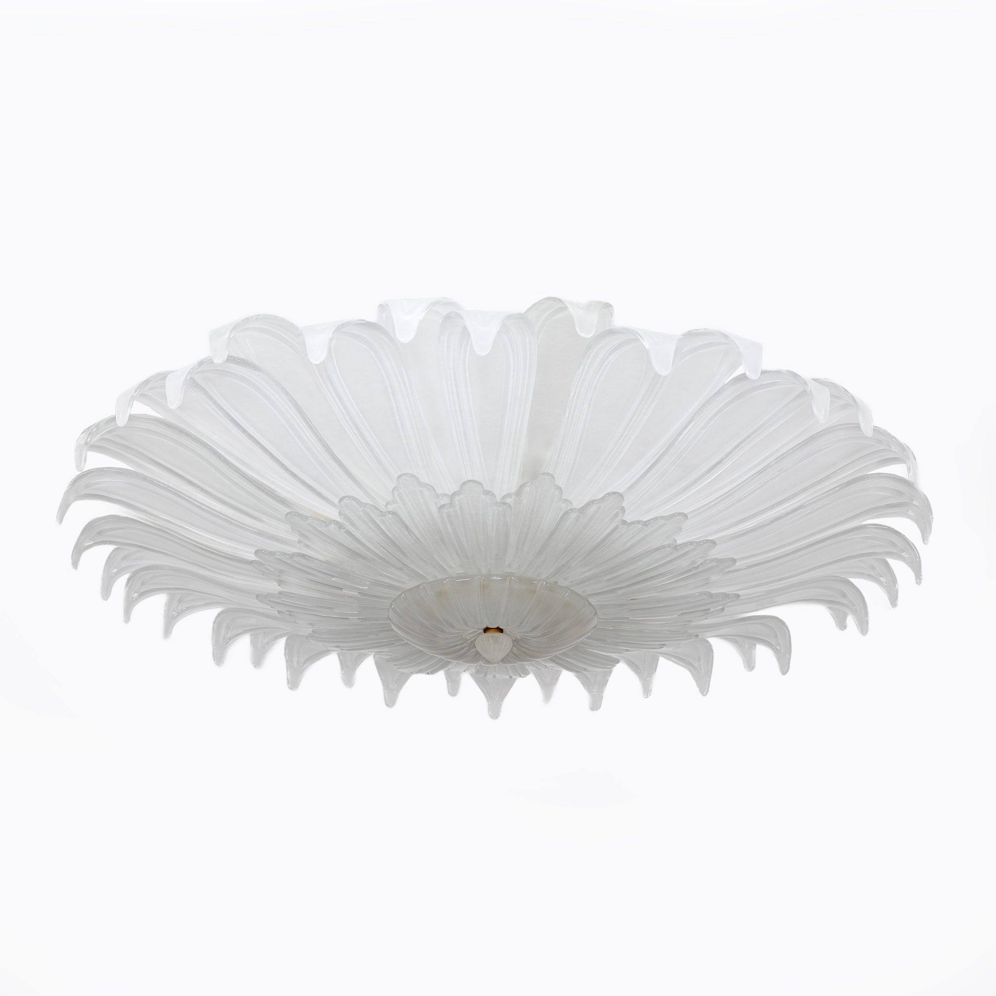 Mid-century Modern Style Italian Murano Glass Margherita Ceiling Light