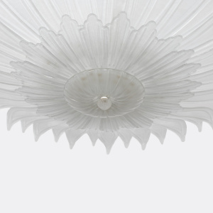 Mid-century Modern Style Italian Murano Glass Margherita Ceiling Light