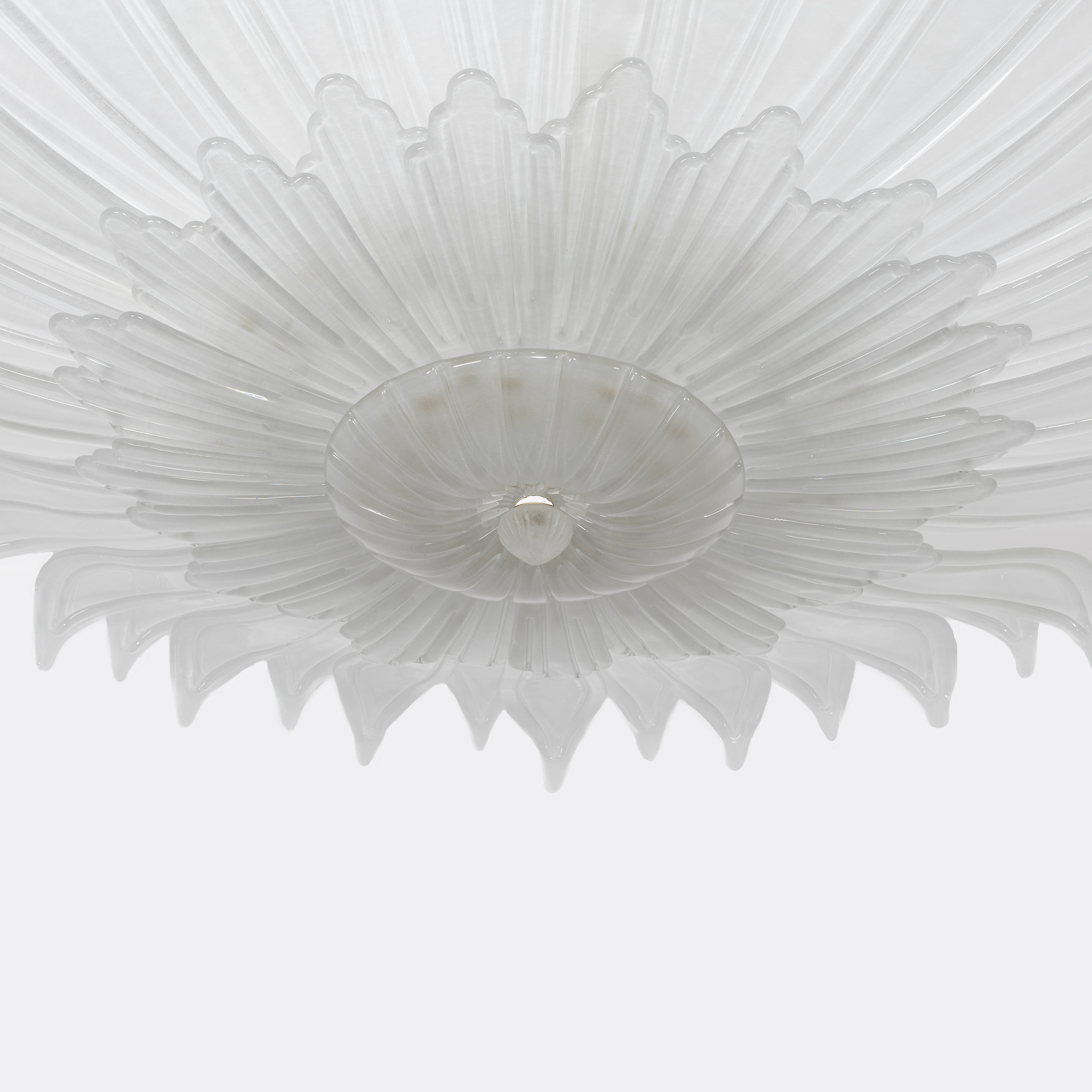 Mid-century Modern Style Italian Murano Glass Margherita Ceiling Light