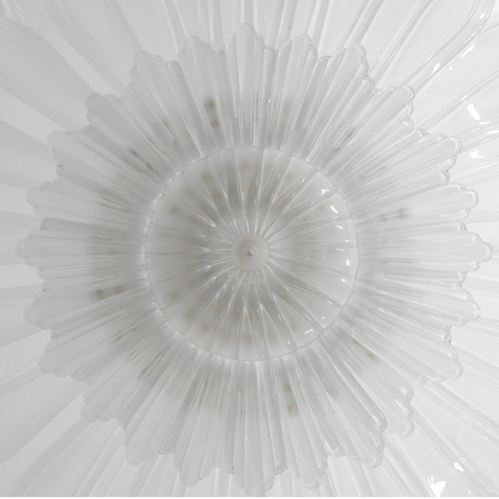 Mid-century Modern Style Italian Murano Glass Margherita Ceiling Light