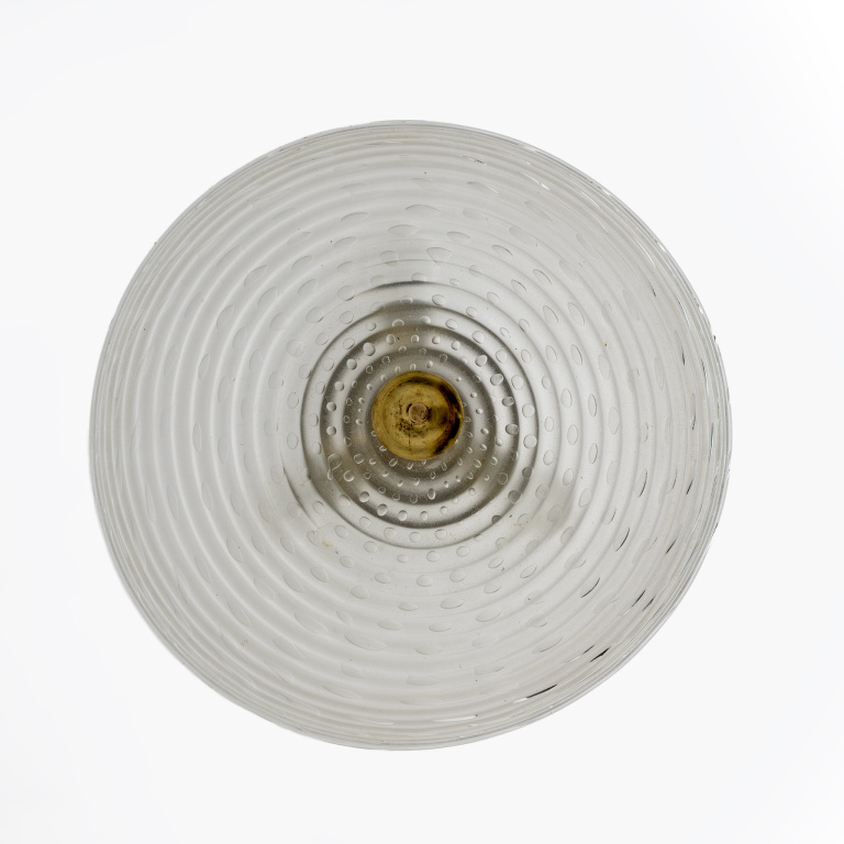 Ercole Barovier Art Deco Murano Glass Italian Pendant Chandelier "Pulegoso", 30s - Image 6