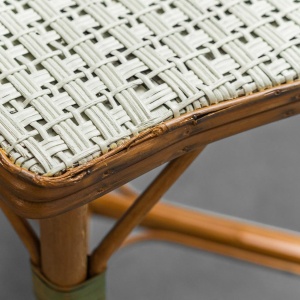 Vintage Vienna Straw Bamboo Table From The 1950s Modern Vintage