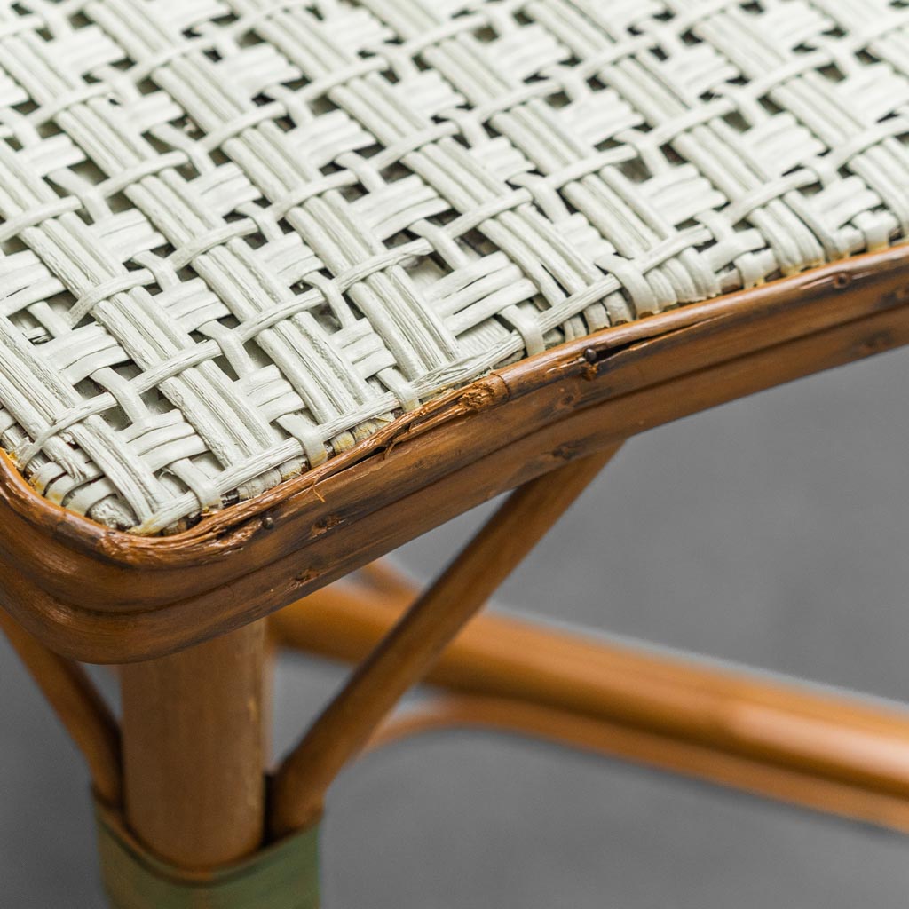 Vintage Vienna Straw Bamboo Table From The 1950s Modern Vintage