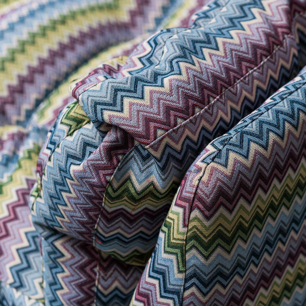 Celesta Model Armchair, Missoni Zanotta Fabric, 1970s Vintage