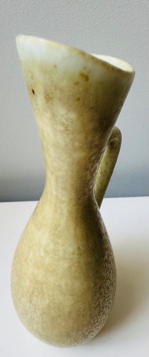 Mid Century Swedish Marbled Jug By Gunnar Nylund For Rorstrand