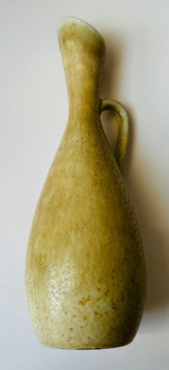 Mid Century Swedish Marbled Jug By Gunnar Nylund For Rorstrand