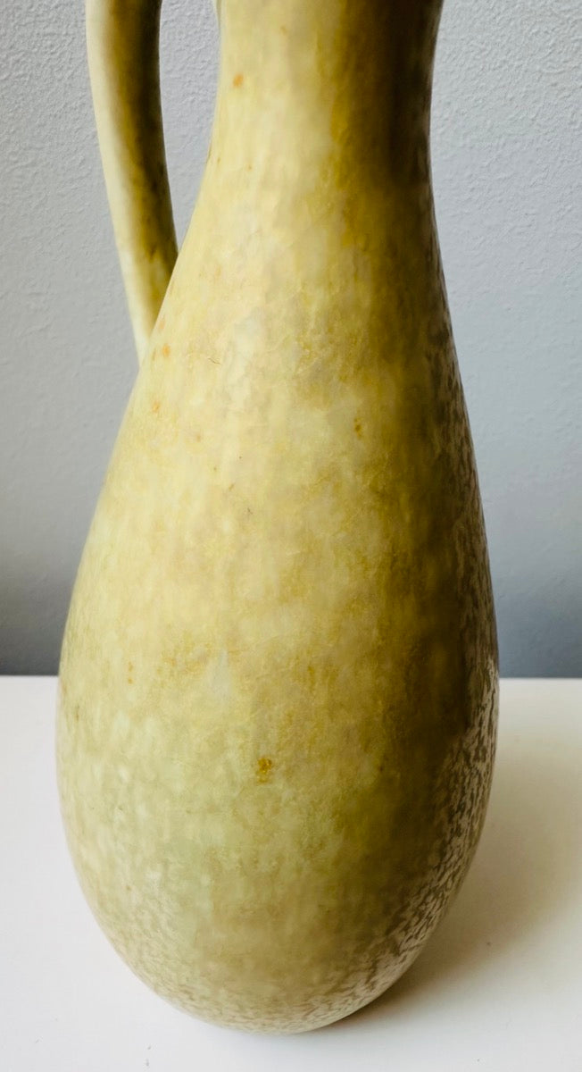 Mid Century Swedish Marbled Jug By Gunnar Nylund For Rorstrand