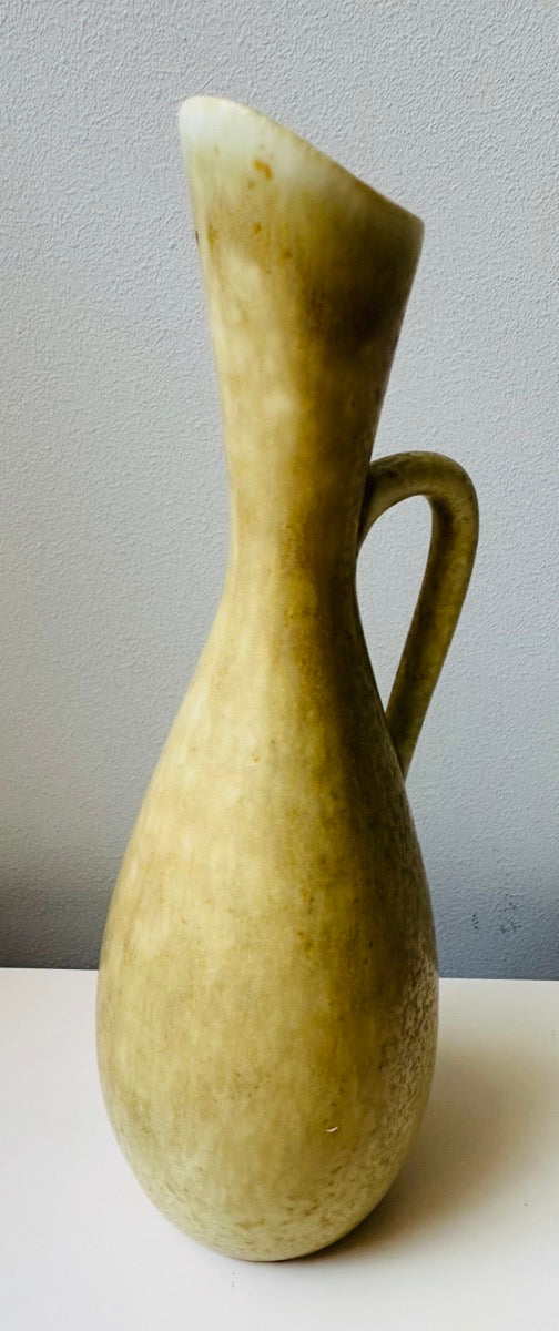 Mid Century Swedish Marbled Jug By Gunnar Nylund For Rorstrand