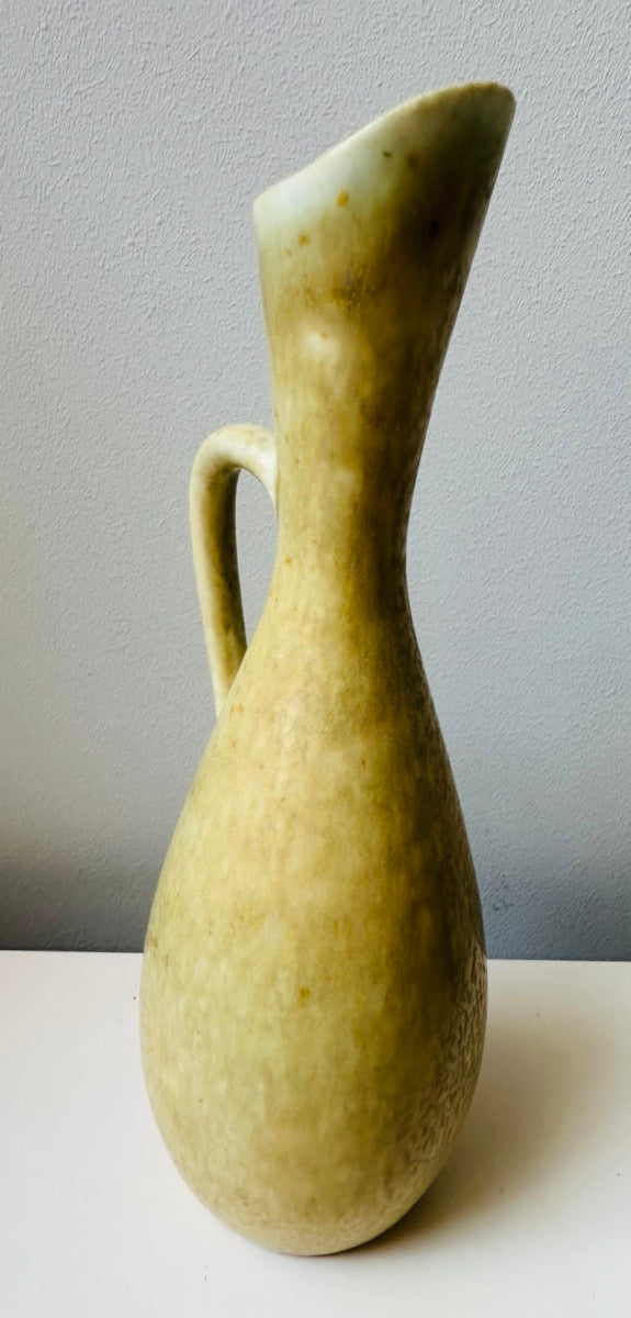 Mid Century Swedish Marbled Jug By Gunnar Nylund For Rorstrand