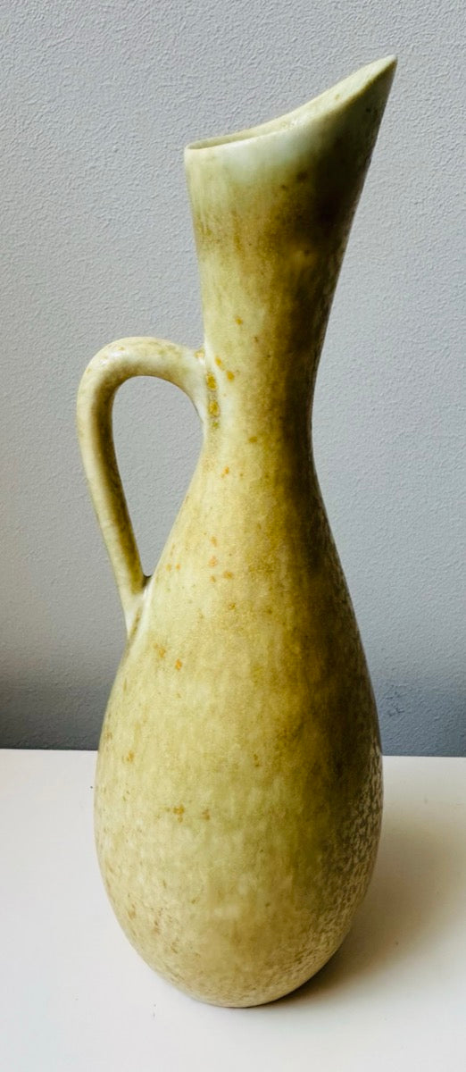 Mid Century Swedish Marbled Jug By Gunnar Nylund For Rorstrand
