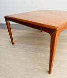 Danish Silkeborg Square Teak Coffee Table, 1960s