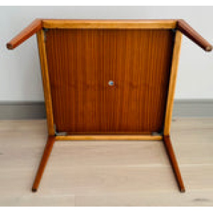 Danish Silkeborg Square Teak Coffee Table, 1960s