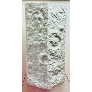 Large Art Abstract Bisque Vase, 1970s