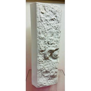 Large Art Abstract Bisque Vase, 1970s