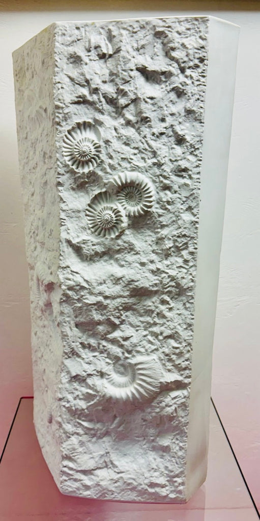 Large Art Abstract Bisque Vase, 1970s