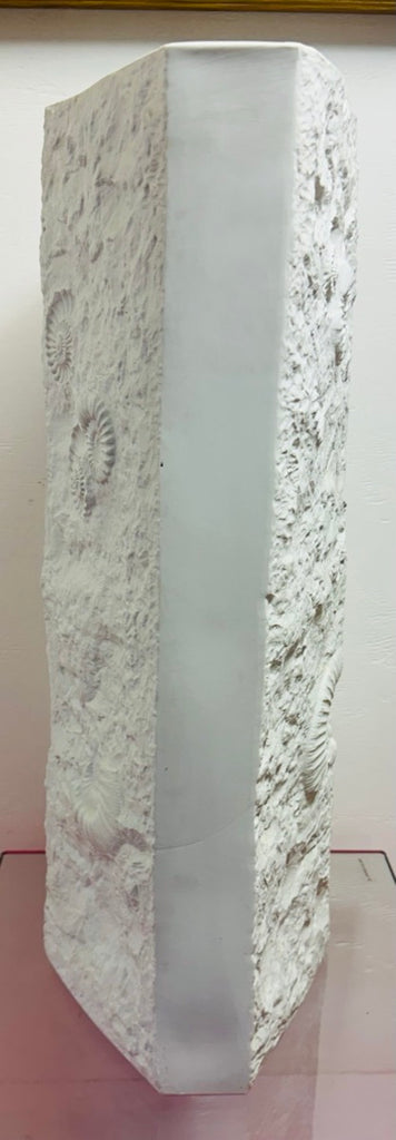 Large Art Abstract Bisque Vase, 1970s
