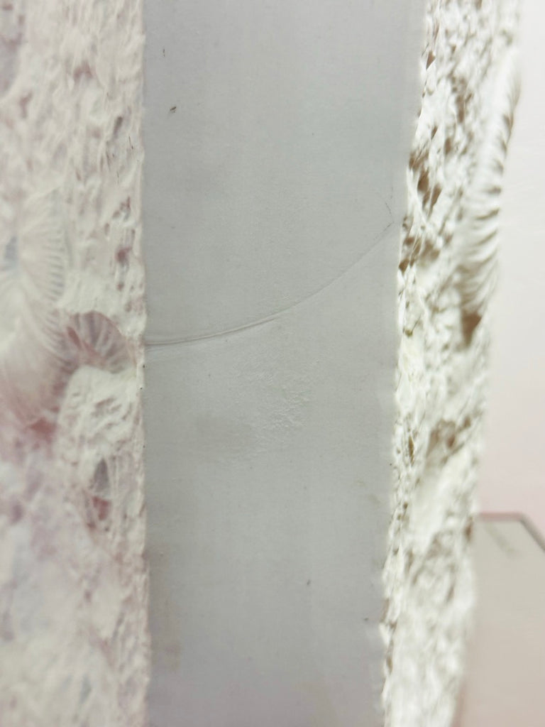 Large Art Abstract Bisque Vase, 1970s
