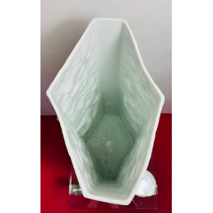 Large Art Abstract Bisque Vase, 1970s