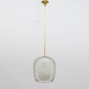 Mid-Century Modern Cora Pendant Lamp by Wilhelm Wagenfeld for Peill & Putzler, 50s