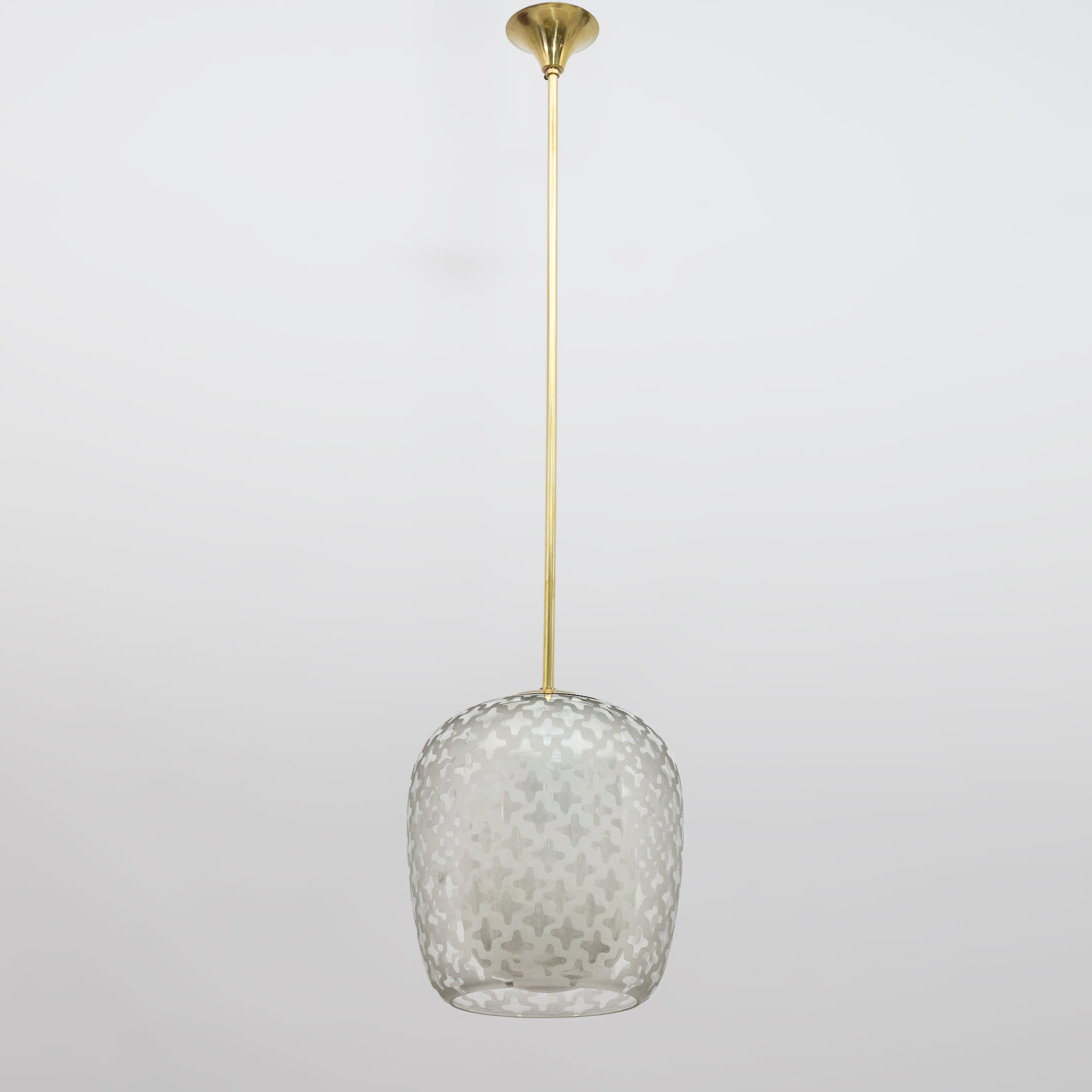 Mid-Century Modern Cora Pendant Lamp by Wilhelm Wagenfeld for Peill & Putzler, 50s