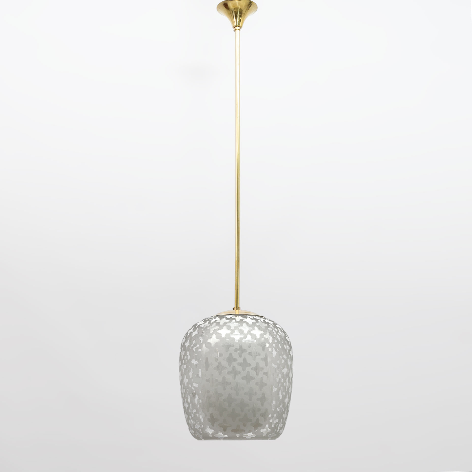 Mid-Century Modern Cora Pendant Lamp by Wilhelm Wagenfeld for Peill & Putzler, 50s